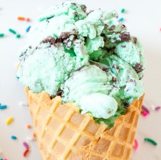 Pistachio ice cream